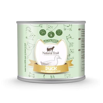 NATURAL TRAIL Cat Monoprotein Duck - nat kattenvoer - 185g