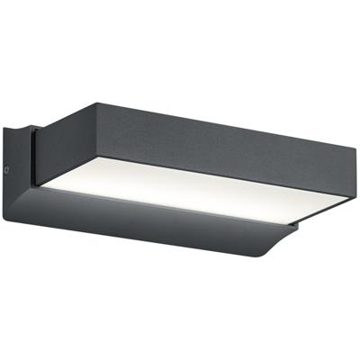 LED Wandlamp Buitenverlichting - 11W Warm Wit 3000K - IP65 Waterdicht - Mat Antraciet - Aluminium - OSRAM LEDs