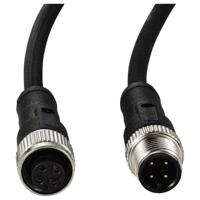 TRU COMPONENTS TC-12833008 Sensor/actuator verlengkabel M12 Aantal polen (sensoren): 4 Stekker (recht) op koppeling (recht) 2 m 1 stuk(s) - thumbnail