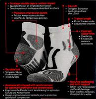 Spiro RT294 Technical Compression Coolmax Sports Socks - Purple - L/XL - thumbnail