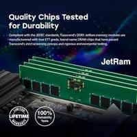 Transcend jm4800ale-32g jetram ddr5, 32gb, u-dimm, 4800 mhz, 2rx8, 2gx8, cl40, 1.1v - thumbnail