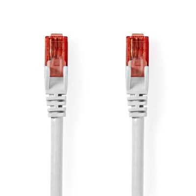 Nedis CAT6 Netwerkkabel | RJ45 Male | RJ45 Male | U/UTP | 30.0 m | Rond | PVC | Wit | Label - CCGL85200WT300