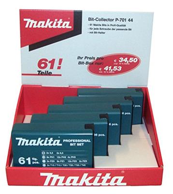 Makita Accessoires Schroefbitset 61-dlg - P-70144 - P-70144