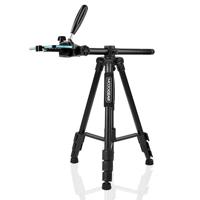 MOJOGEAR 167cm 3-in-1 statief: driepoot, monopod & horizontale arm - thumbnail
