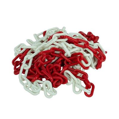 Afzet ketting rood wit 5 meter voor afbakening