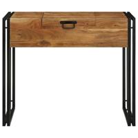 Kaptafels voor Slaapkamers met opslag Bruin Massief acaciahout - thumbnail