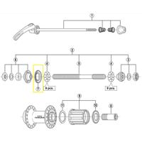 Shimano Stofkap links fh-4500 - thumbnail