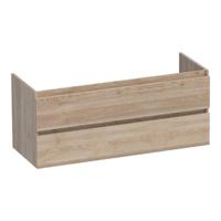 Brauer Joy - Onderkast - 120 cm - met 2 Softclose Lades Greeploos en 1 Sifon Uitsparing - Sunlit - thumbnail