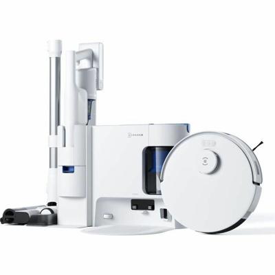 ECOVACS DEEBOT N20 COMBO - Robotstofzuiger + bezem met station - Dubbele automatische lediging - Vermogen 10 kPa