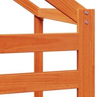 Kinderbedhuisje 198x97x113 cm massief grenenhout wasbruin - thumbnail