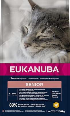 Eukanuba Senior kip kattenvoer 2 x 10 kg