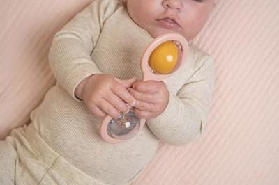 Little Dutch bal rammelaar roze