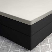 Primaviera Deluxe Splittopper Satijn Hoeslaken Creme 180 x 200 cm - thumbnail