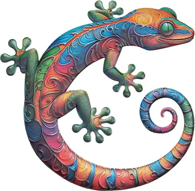 Wanddecoratie gecko 42x40cm Anna's Collection - Annas collection Wanddecoratie gecko 42x40cm Anna's Collection - Annas collection