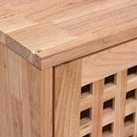 Wandkast 42x18x42 cm massief walnotenhout - thumbnail