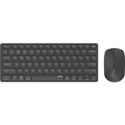 Rapoo 9600M Draadloos Multimode Blade Combo TKL Toetsenb-muisset,dnk Gr QWERTY US
