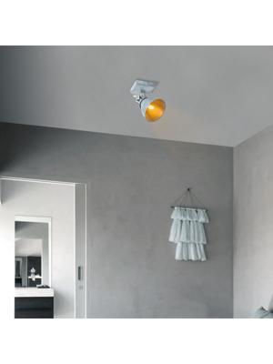 Home sweet home LED opbouwspot Fama Ø 9,5 cm - grijs betonlook Home sweet home LED opbouwspot Fama Ø 9,5 cm - grijs betonlook