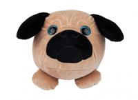 Kamparo pluchen Dinkies mopshond 25 cm bruin - thumbnail