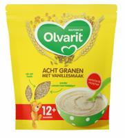 Olvarit Ontbijtpap 8 granen vanille 12+ maanden 200 Gram - thumbnail