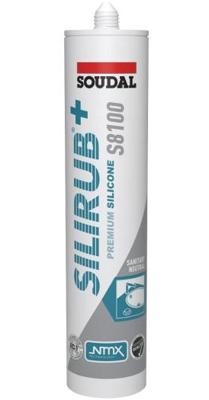 Soudal Silirub+ S8100 Neutraal | Sanitairkit | Oud Wit | 300 ml - 137421 Soudal Silirub+ S8100 Neutraal | Sanitairkit | Oud Wit | 300 ml - 137421