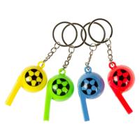 Duckiez Voetbalfluitje aan sleutelhanger - thumbnail