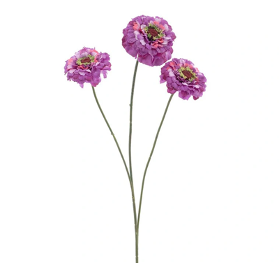 Zinnia elegans spray purple 60 cm kunstbloem Erutan Avon - Erutan avon