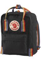 Fjallraven Kånken Rainbow Mini rugzak (Basiskleur: Rainbow Pattern/Black) - thumbnail