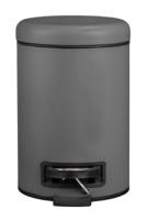 Wenko Prullenbak Leman 3 L (Grijs) - thumbnail
