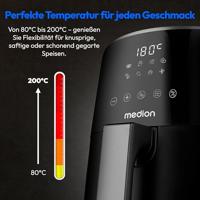 Heteluchtfriteuse - MEDION - MD13030 - 4,7 L - Digitaal - 1500 W - Zwart - thumbnail