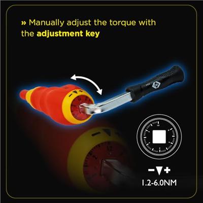 C.K Momentschroevendraaierset Universeel 1.2 - 6.0 Nm