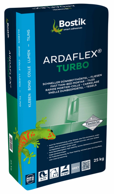 Bostik Ardaflex Turbo | Grijs | Papierzak 25 kg - 30604737
