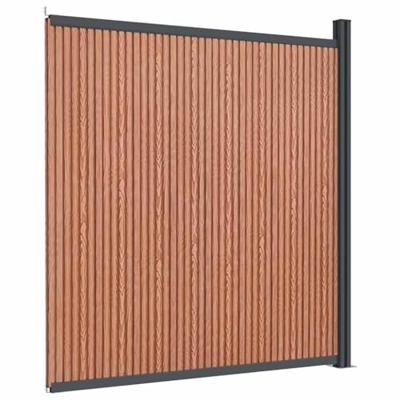 VidaXL Schuttingpaneel 173x186 cm hkc bruin VidaXL Schuttingpaneel 173x186 cm hkc bruin