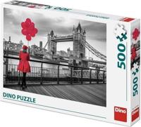 DinoToys Dino puzzel- puzzel van london - 500 stukjes - thumbnail