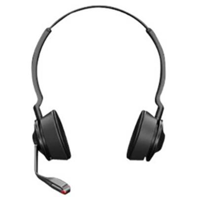 Jabra Engage 55 draadloze stereo headset met Link 400 USB-C DECT adapter - met noise cancelling microfoon en groot bereik - gecertificeerd voor Google Meet en Zoom, werkt met andere platformen - zwart