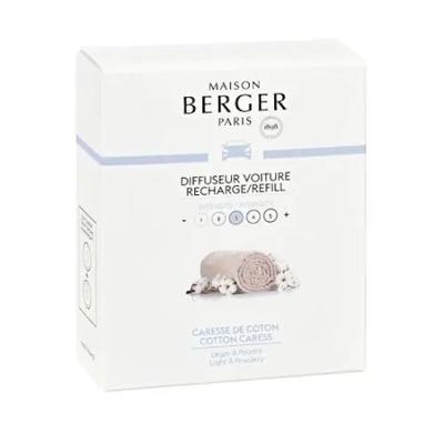 Maison Berger Navulling - voor autoparfum - Cotton Caress - 2 Stuks
