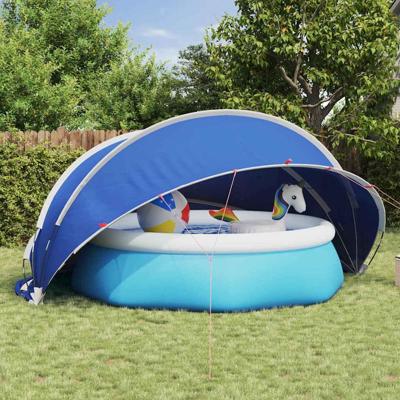 VidaXL Pooldome groen 472 x 460 x 229 cm 185t polyester met pu-coating VidaXL Pooldome groen 472 x 460 x 229 cm 185t polyester met pu-coating