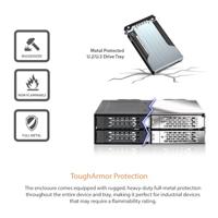 Icy Dock ToughArmor MB699VP-B V3 SDD-behuizing Zwart 2.5 - thumbnail