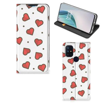 OnePlus Nord N10 5G | Hoesje met Magneet | Hearts