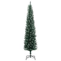 VidaXL Kunstkerstboom smal met 300 led's 210 cm - thumbnail