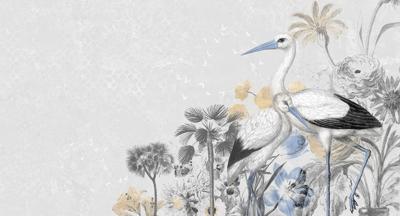 Muance Muance Fotobehang Cranes in love - MU13090