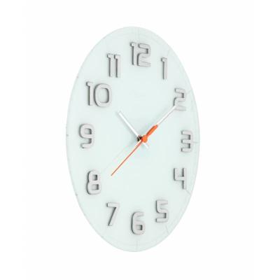 NeXtime klok 3105wi classy large, ø50 cm, wall, white/gray
