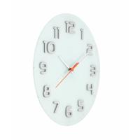 NeXtime klok 3105wi classy large, ø50 cm, wall, white/gray - thumbnail