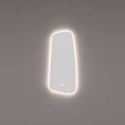 HIPP Design spiegel Organisch met Directe en Indirecte Verlichting Rondom 40 x 90 x 3 cm + Spiegelverwarming + Kleurenwissel + Touch Dimmer