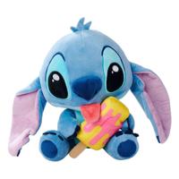 Disney Stitch knuffel met ijslolly pluche - 25 cm - thumbnail