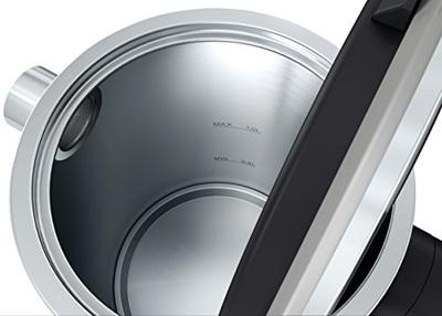 Graef WK401EU Waterkoker Oververhittingsbeveiliging Aantal/Volume: 1 l RVS, Wit