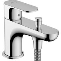 Hansgrohe Rebris S ééngreeps bad- en douchemengkraan Monotrou met 2 doorstroomhoeveelheden, chroom - thumbnail