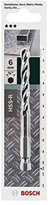 Bosch Accessories 2609255143 HSS Metaal-spiraalboor 6 mm Rollenwals 1/4 (6.3 mm) 1 stuk(s)