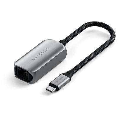 Satechi USB-C to Ethernet adapter (2.5 Gb) - Space Grey Satechi USB-C to Ethernet adapter (2.5 Gb) - Space Grey