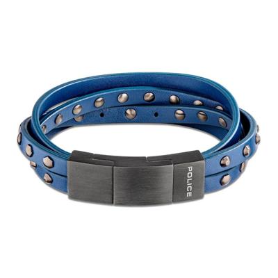 Police PEJGB2009301 Leer 19 cm Heren armband