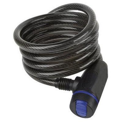 M-Wave coil cable lock 10x1800mm black
